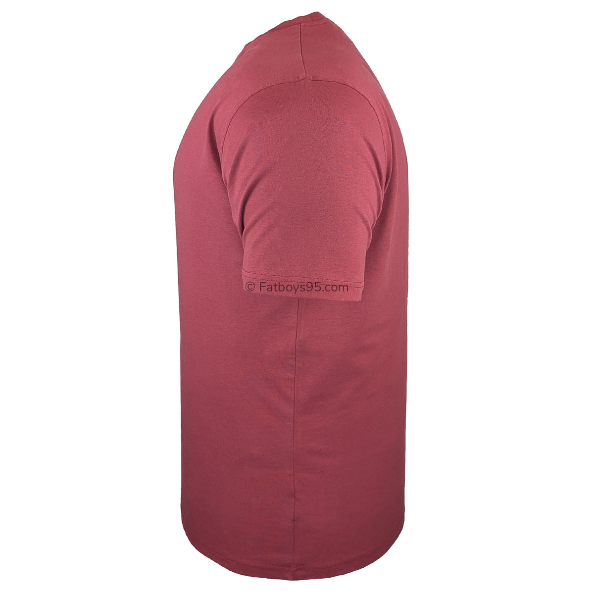 Espionage Plain Round Neck T-Shirt - T015 - Ruby 4