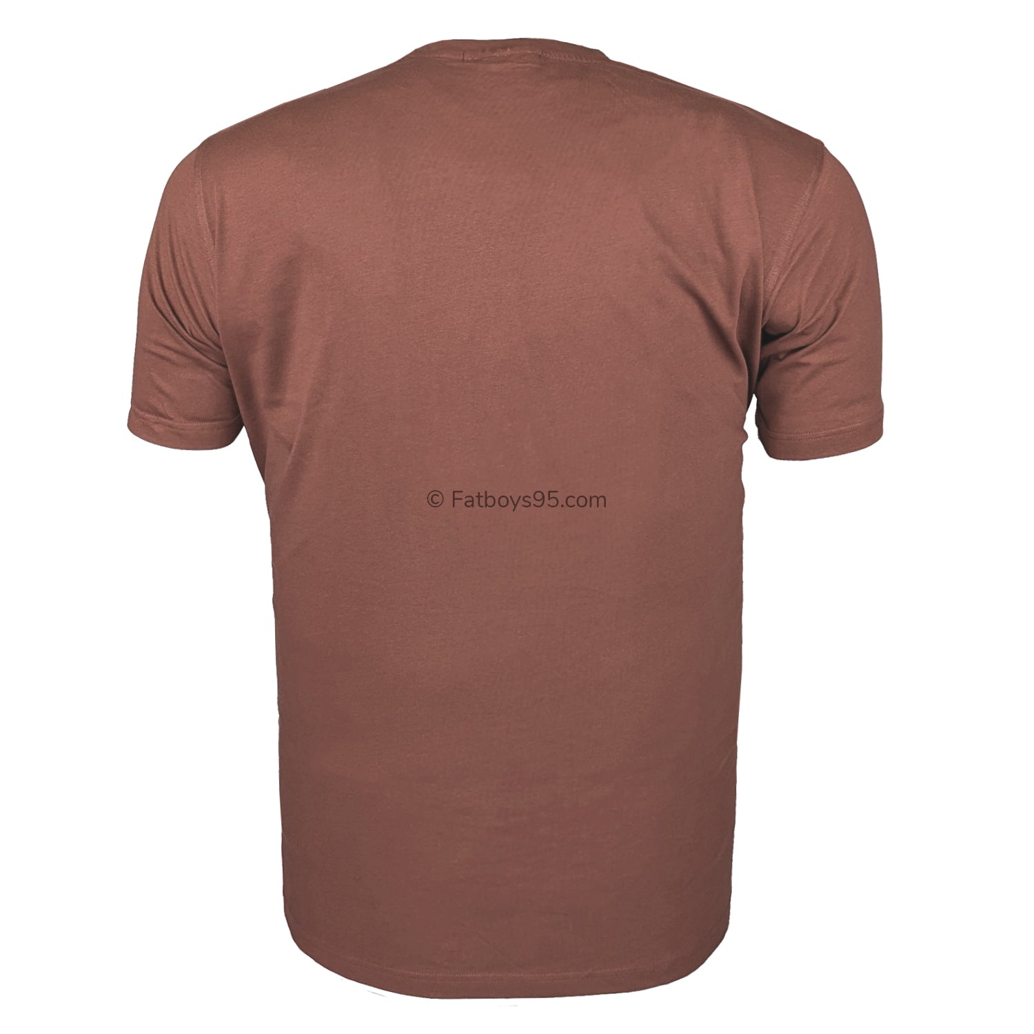 Espionage Plain Round Neck T-Shirt - T015 - Rust 3