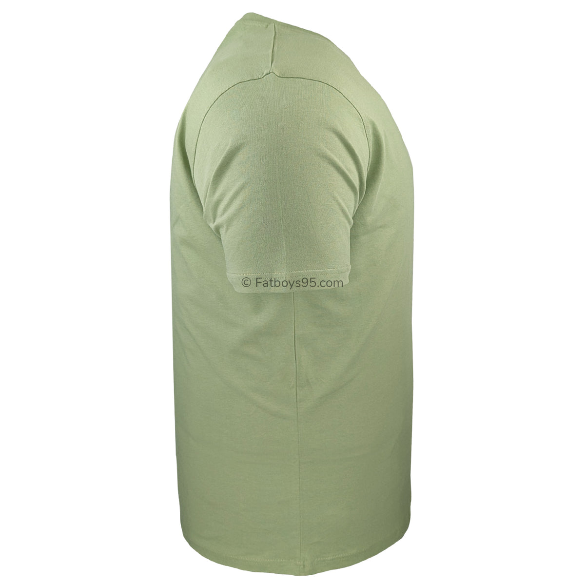 Espionage Plain Round Neck T-Shirt - T015 - Sage 5