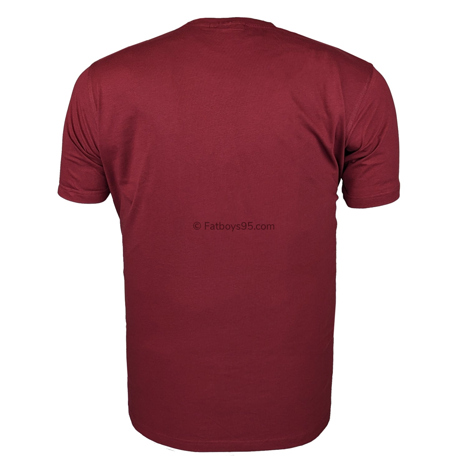 Espionage Plain Round Neck T-Shirt - T015 - Wine