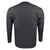 Espionage Plain Round Neck L/S T-Shirt - T015LS - Black 3