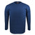 Espionage Plain Round Neck L/S T-Shirt - T015LS - Dark Blue 1