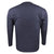 Espionage Plain Round Neck L/S T-Shirt - T015LS - Navy 3