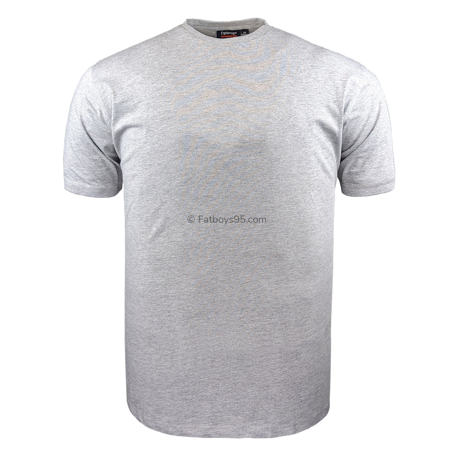 Espionage Plain Marl T-Shirt - T015 - Silver Marl