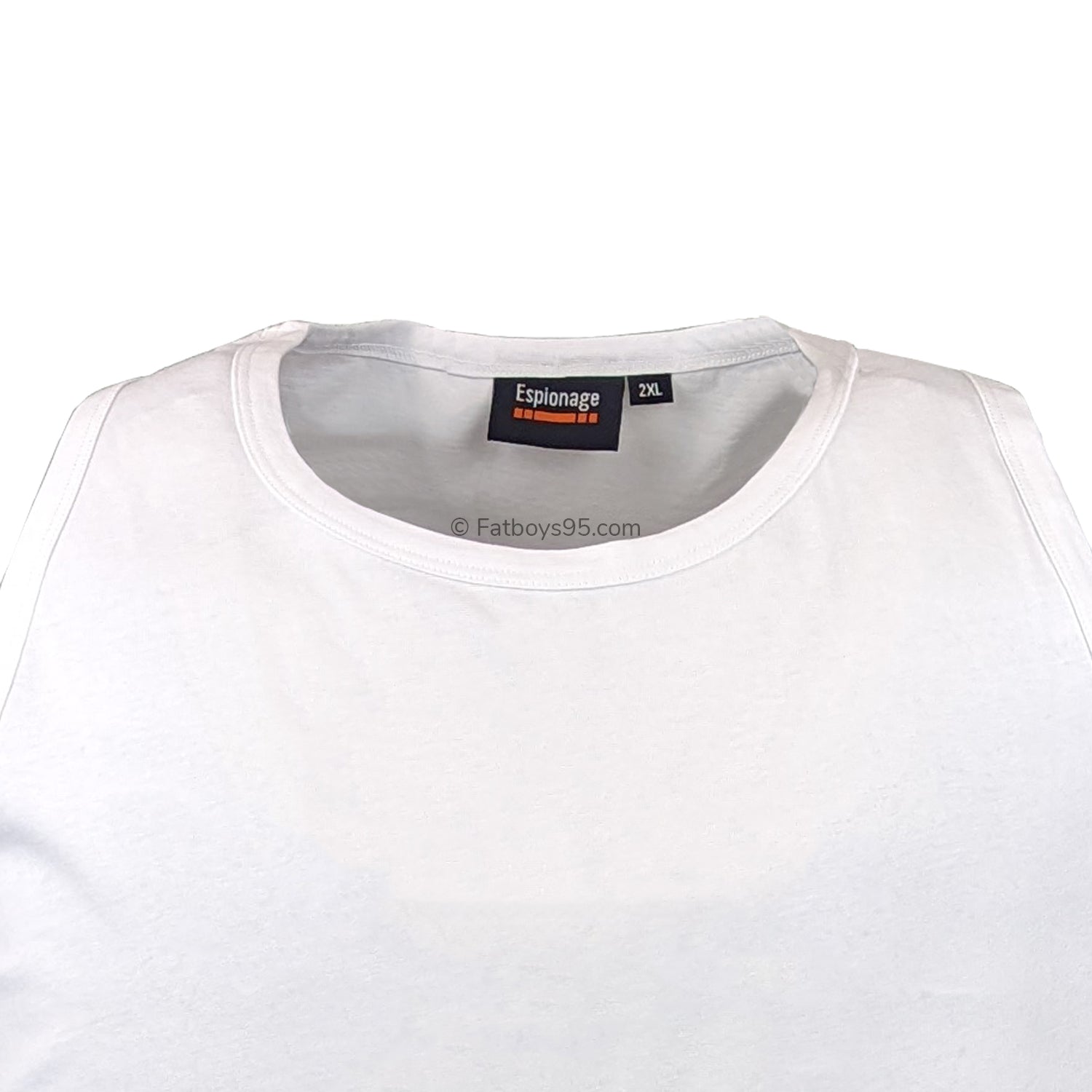 Espionage Plain Vest - T017 - White 2