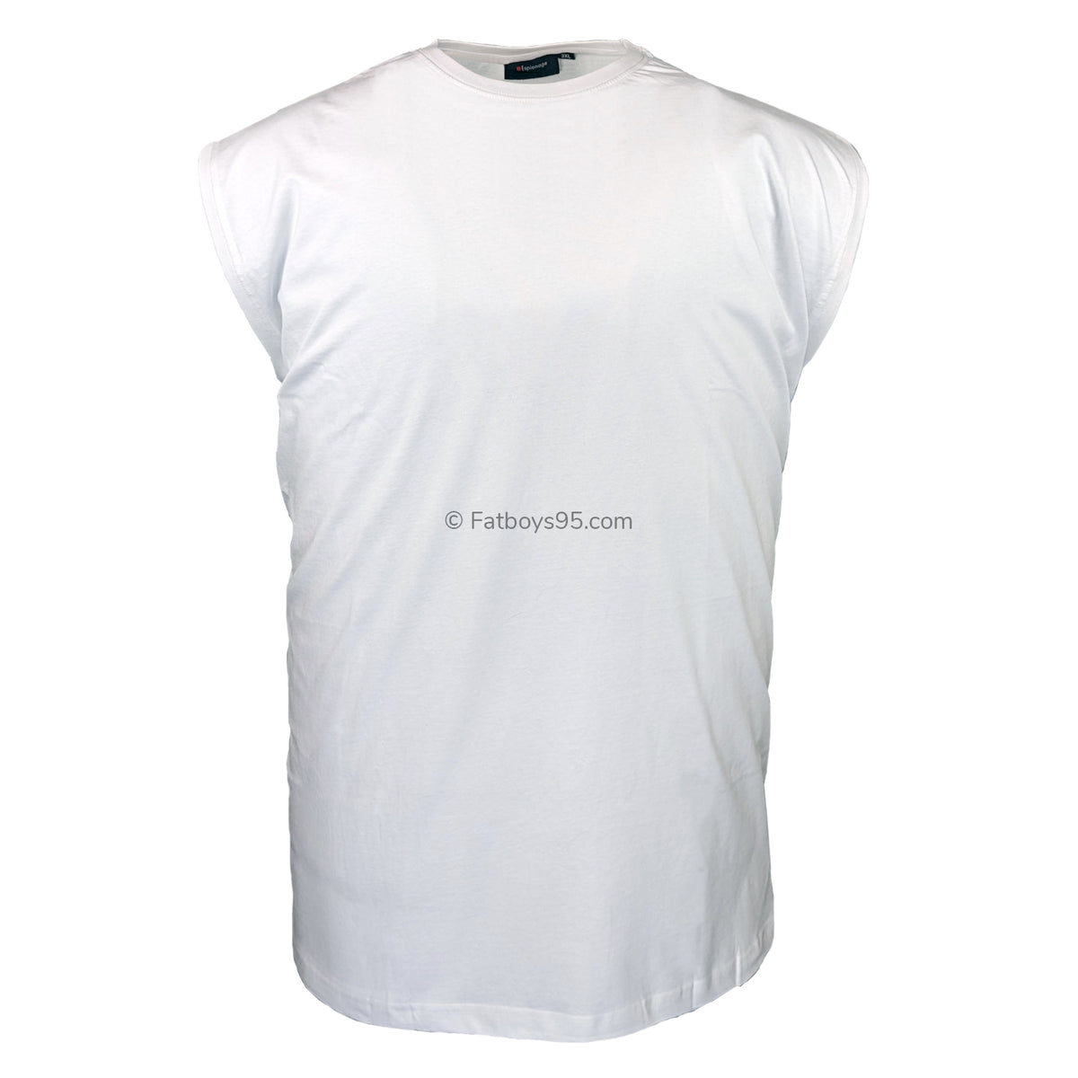 Espionage Sleeveless Tee - T113 - White 1