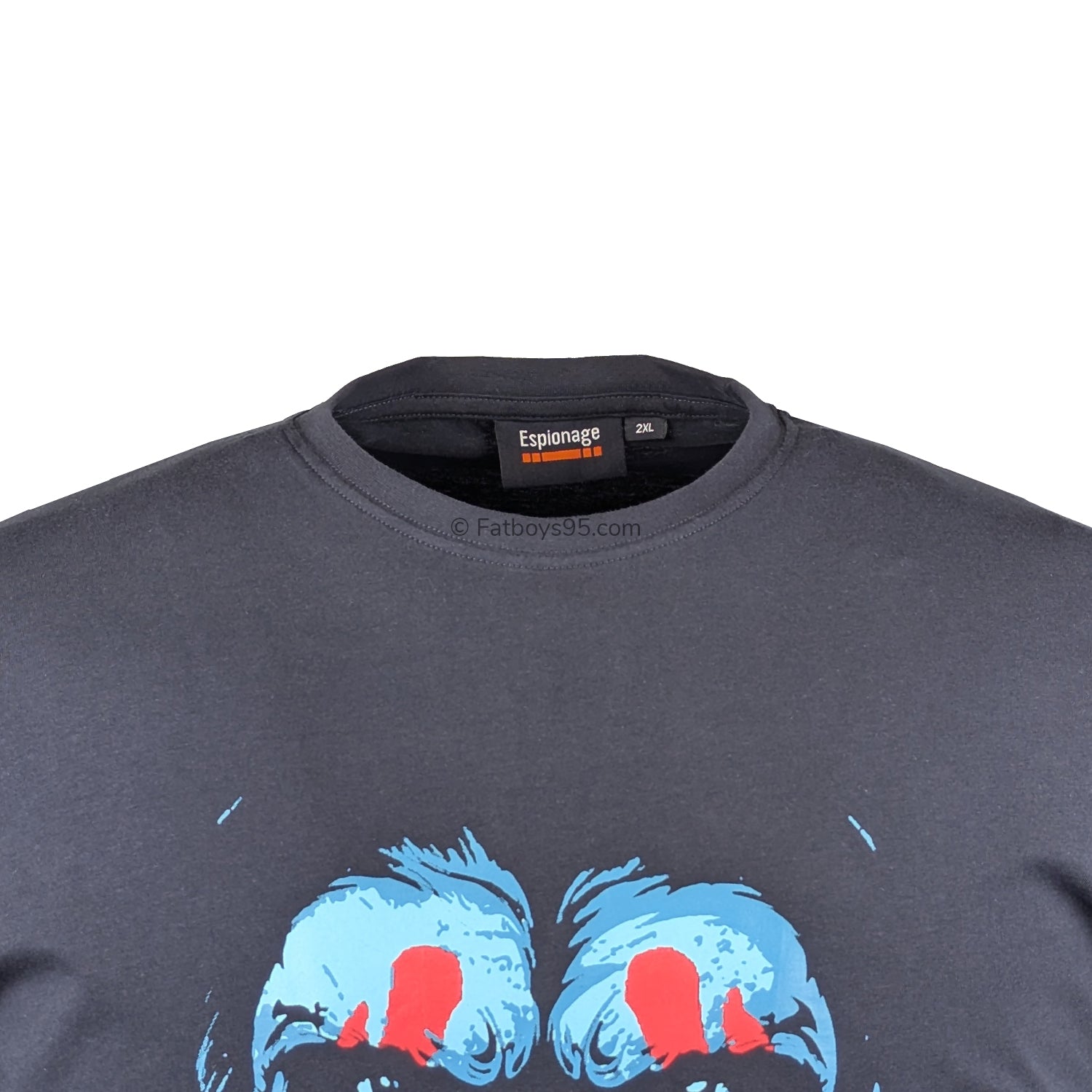 Espionage Chimpanzee Printed Tee - T415 - Navy 2