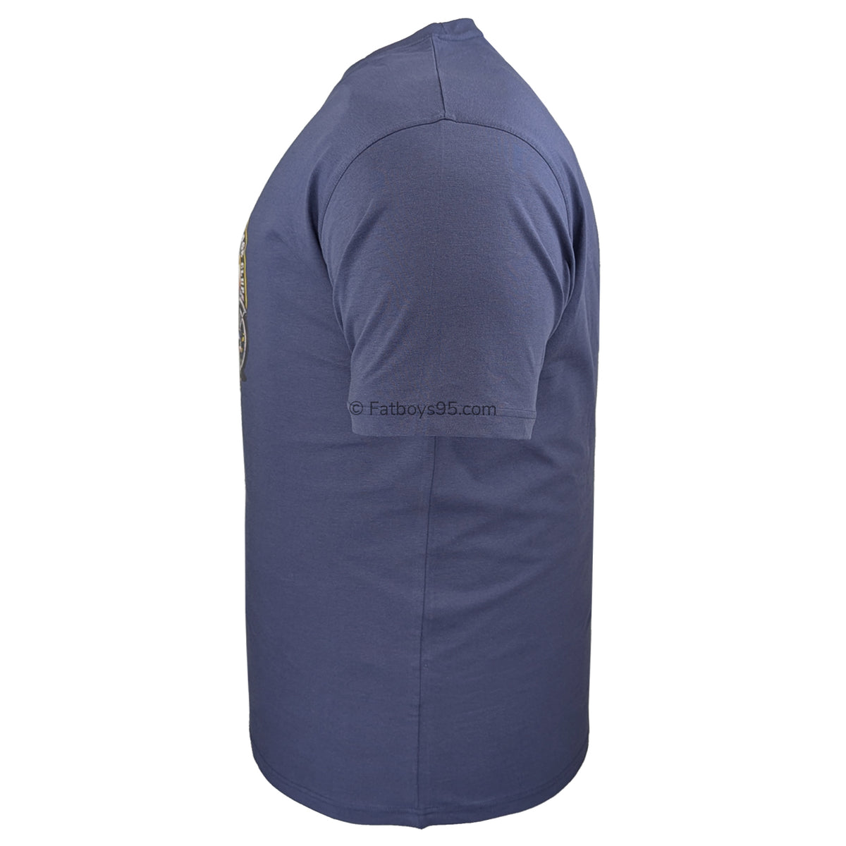 Espionage Vintage Motorbike Print Tee - T435 - Slate Grey 4