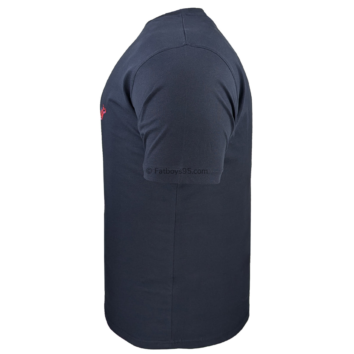 Espionage Abstract Guitarist Print Tee - T454 - Navy 4