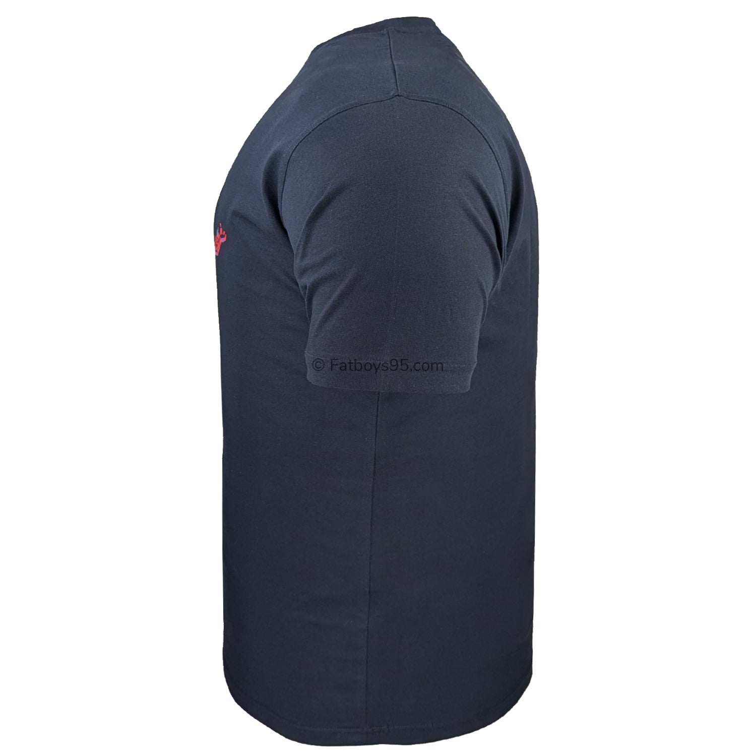 Espionage Abstract Guitarist Print Tee - T454 - Navy 4