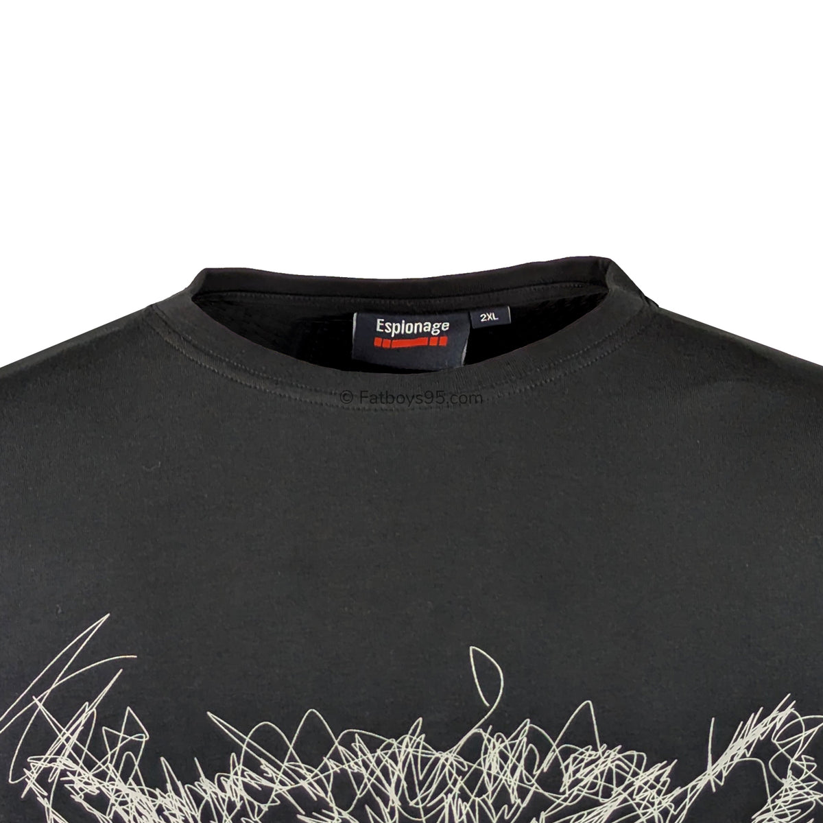 Espionage Scribble Wolf T-Shirt - T462 - Black 2
