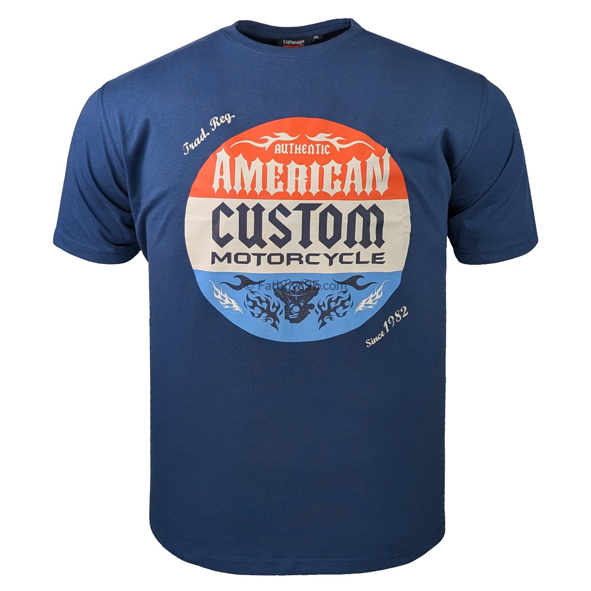 Espionage American Custom T-Shirt - T466 - Dark Blue 1