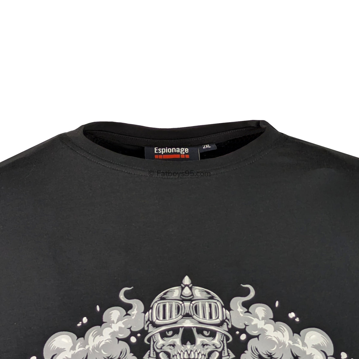 Espionage Biker T-Shirt - T467 - Black 2