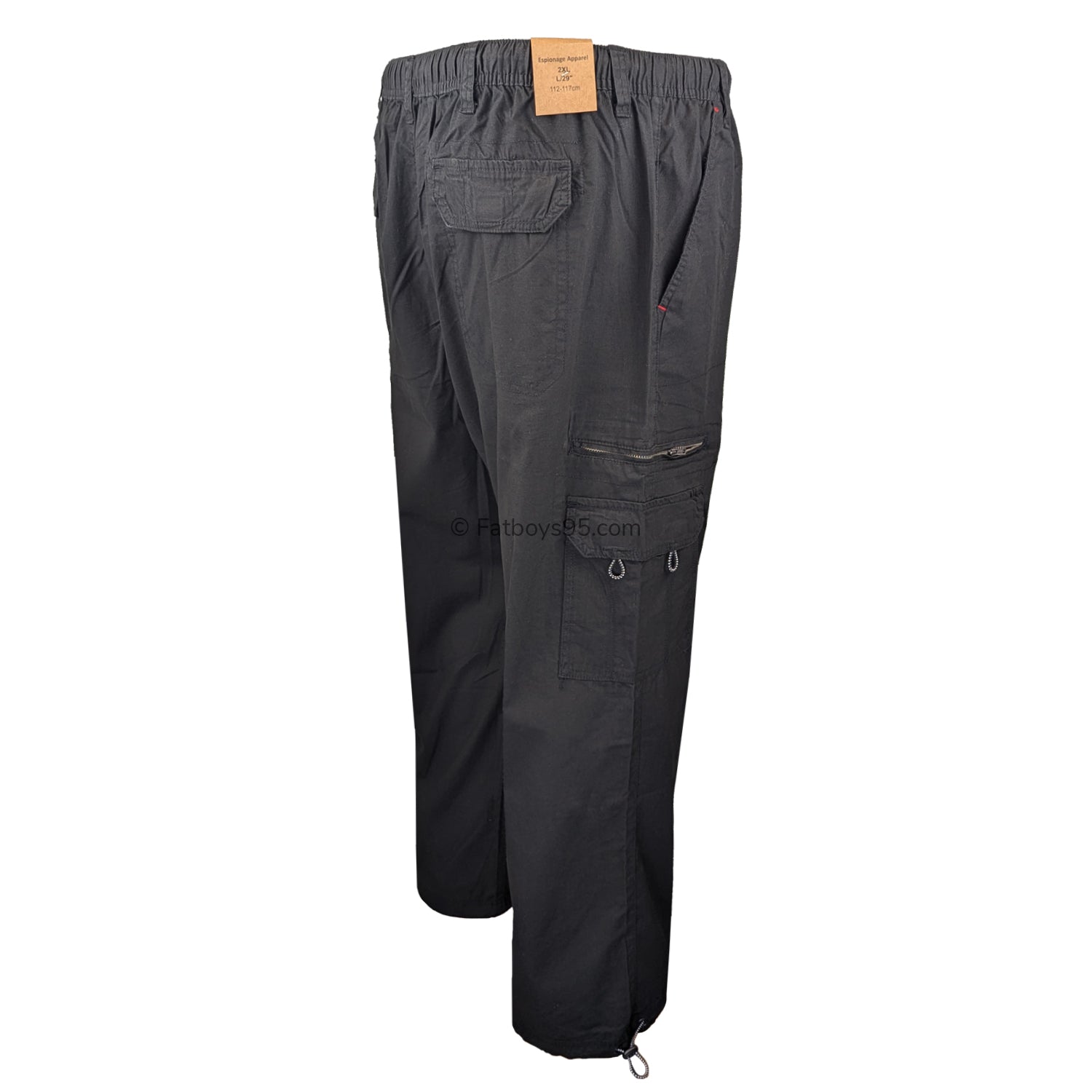 Espionage Cargo Trousers - TR048 - Black 5