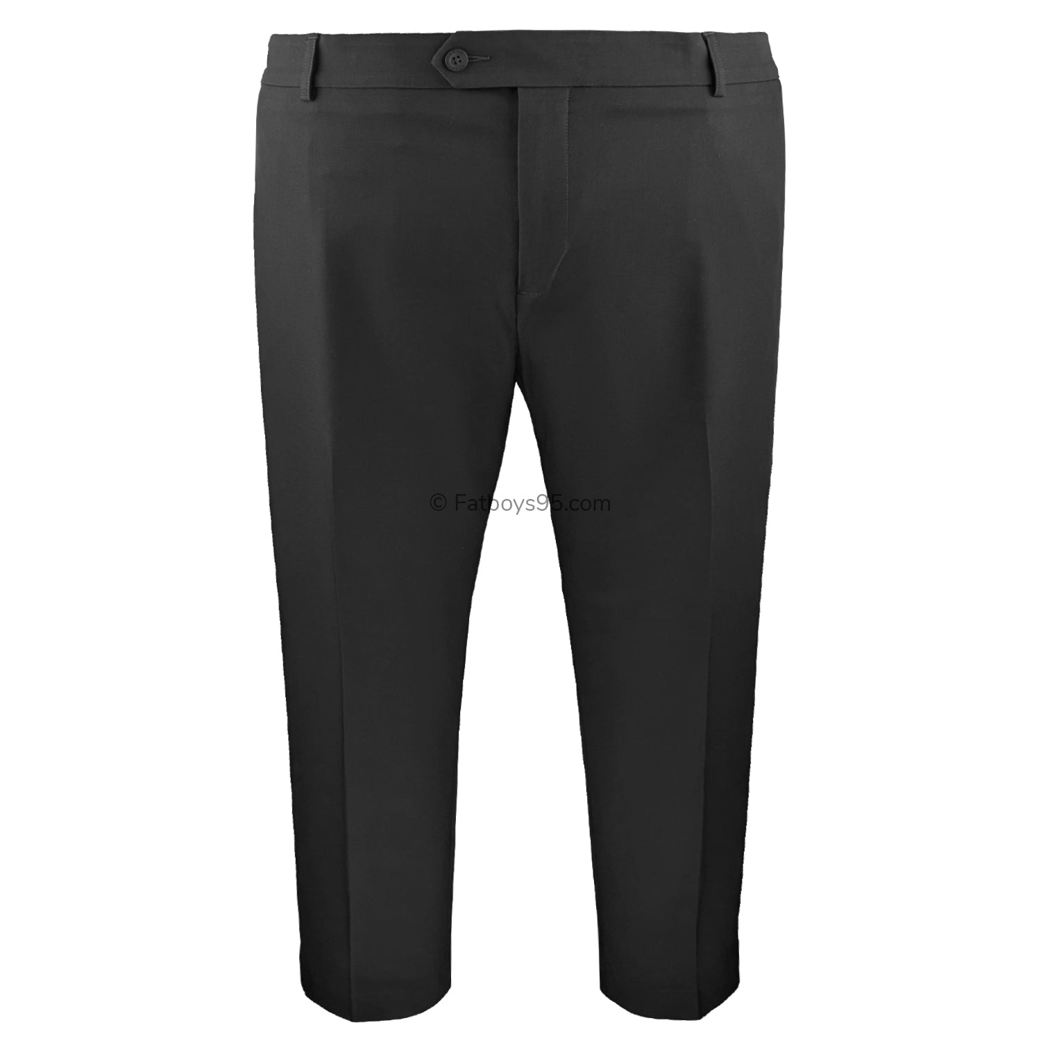 Big Men's Farah Trousers - Roachman Stretch - Black | 42