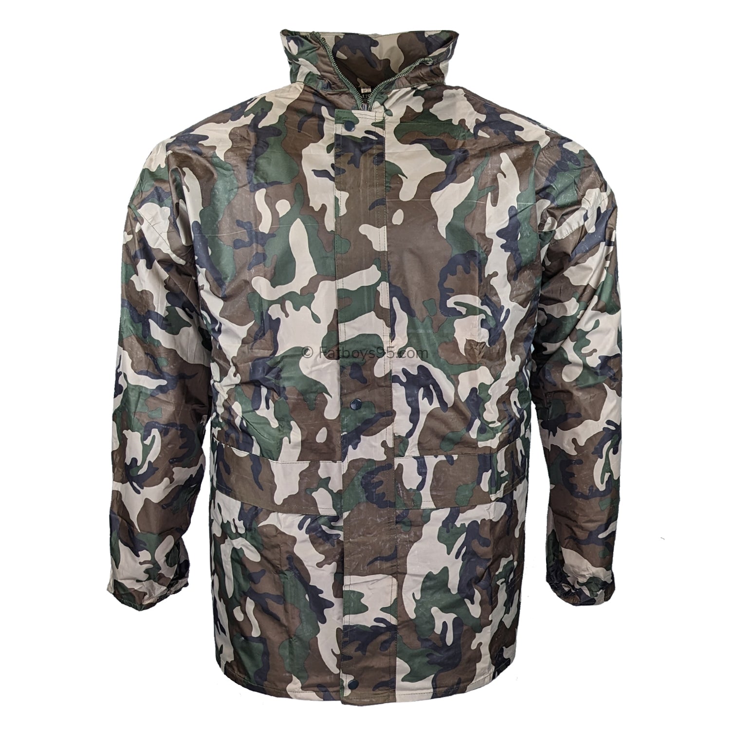 Fitzgerald Waterproof Jacket - Army - Green Camo 1