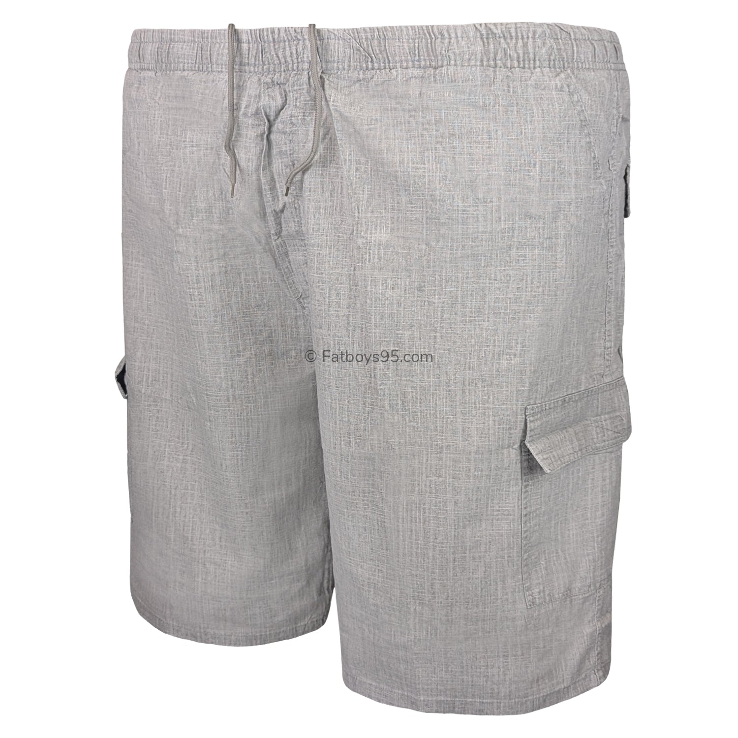 Fitzgerald Denim Cargo Shorts - Light Grey 2