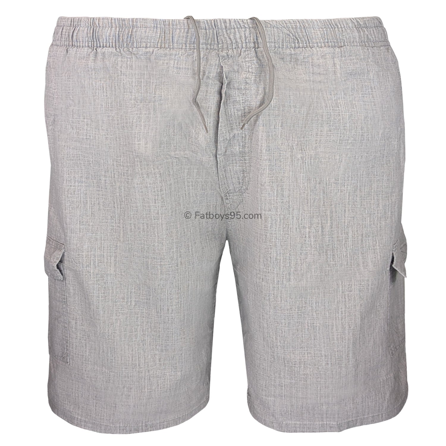 Fitzgerald Denim Cargo Shorts - Light Grey 1