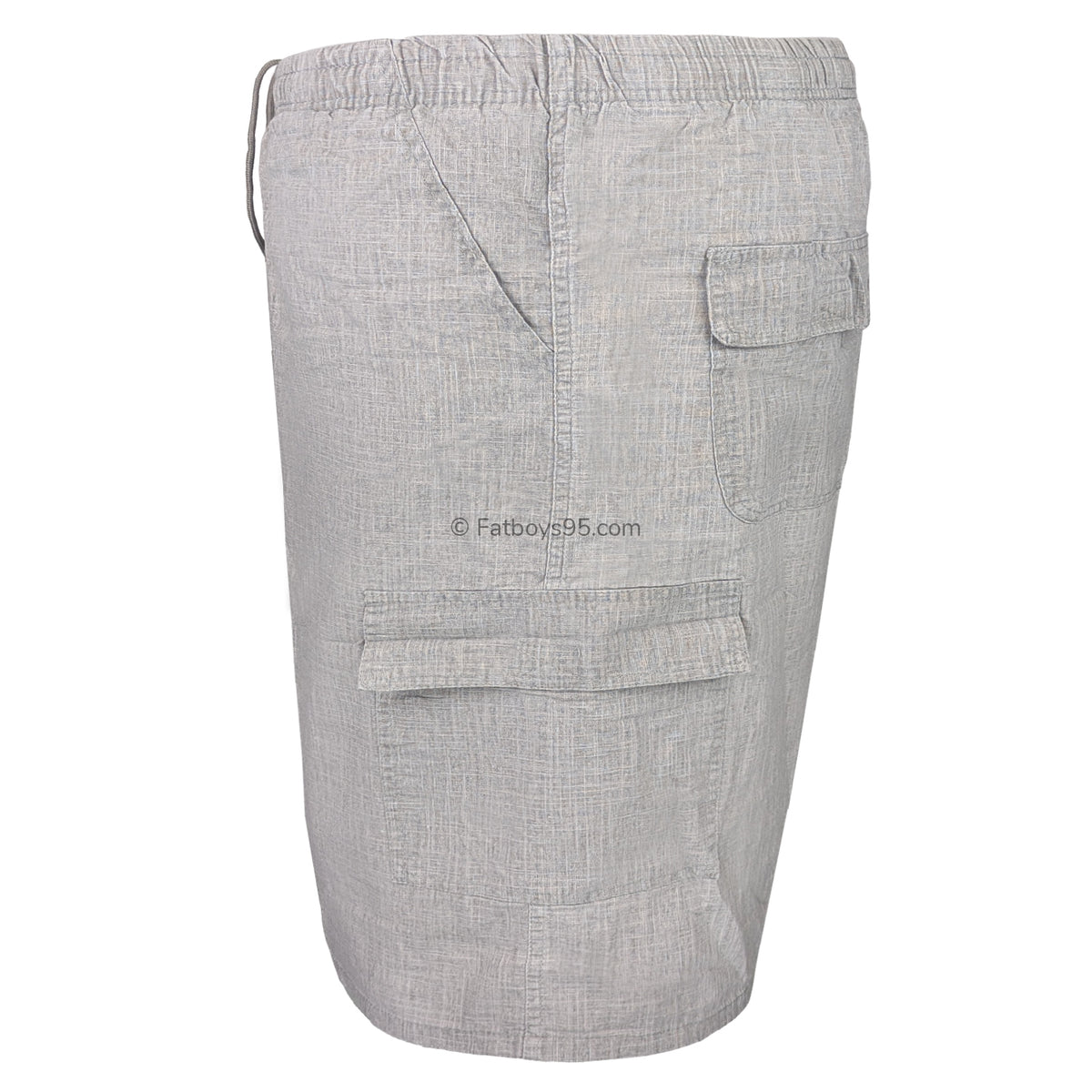 Fitzgerald Denim Cargo Shorts - Light Grey 3