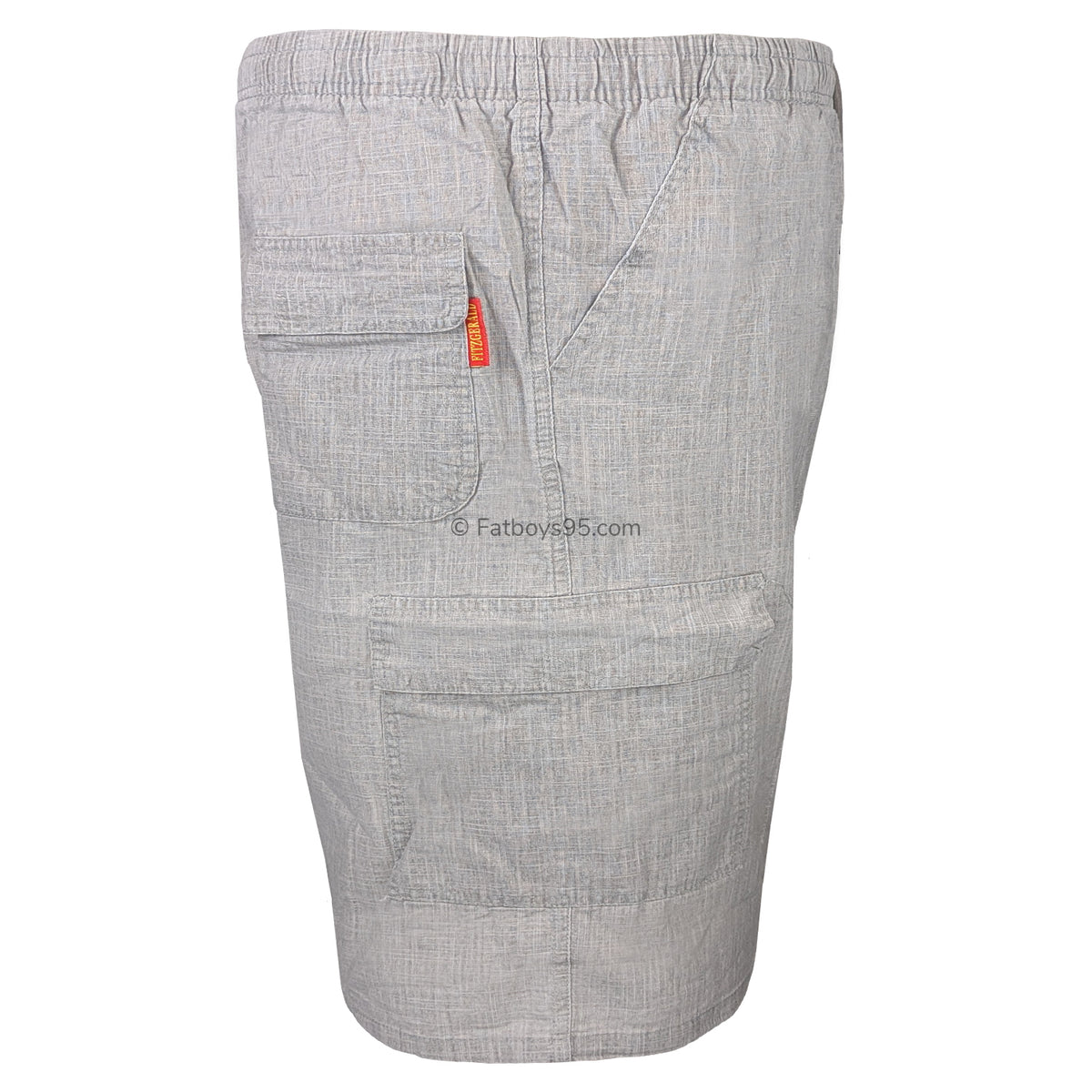 Fitzgerald Denim Cargo Shorts - Light Grey 6