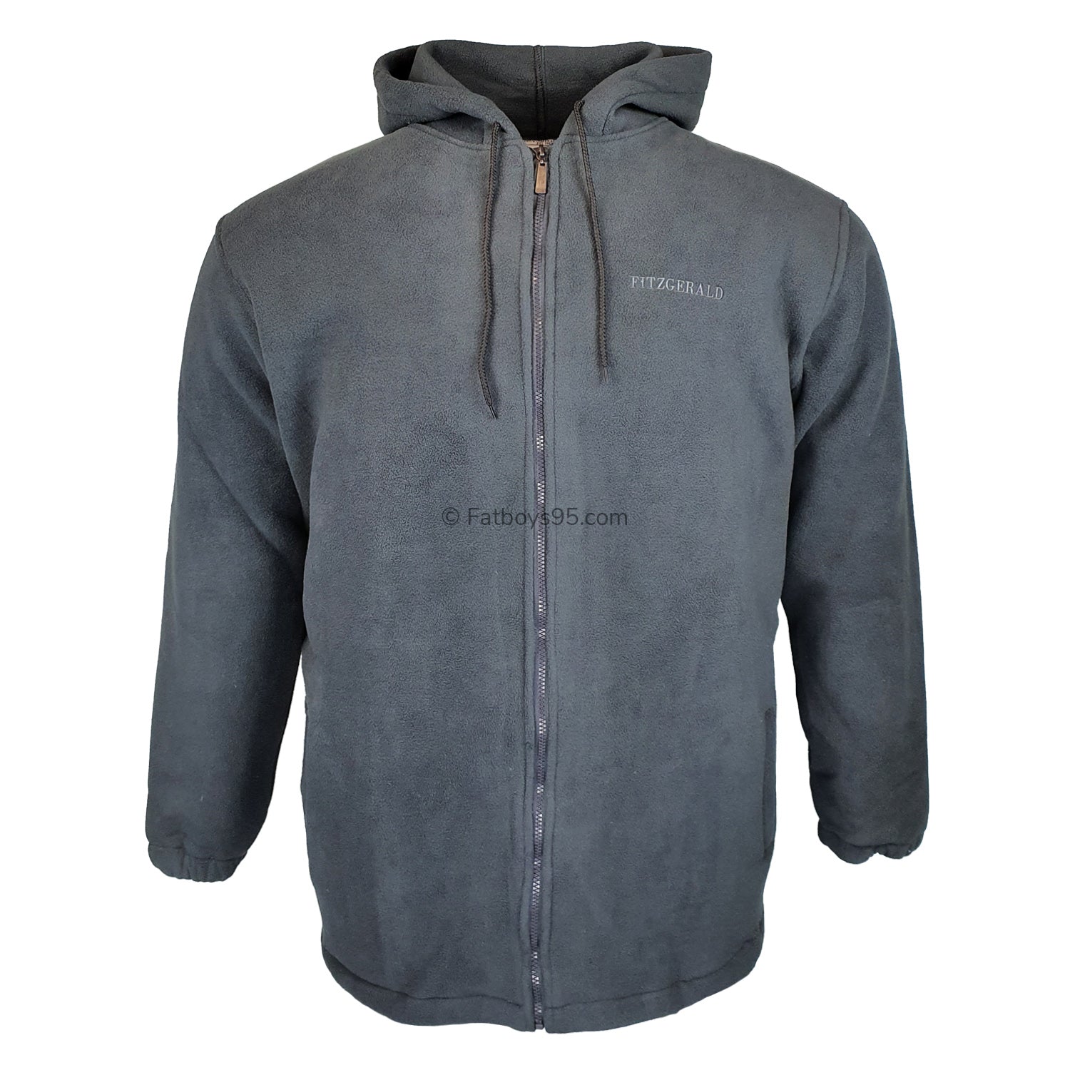 Fitzgerald Hooded Fleece - F02 - Grey 1