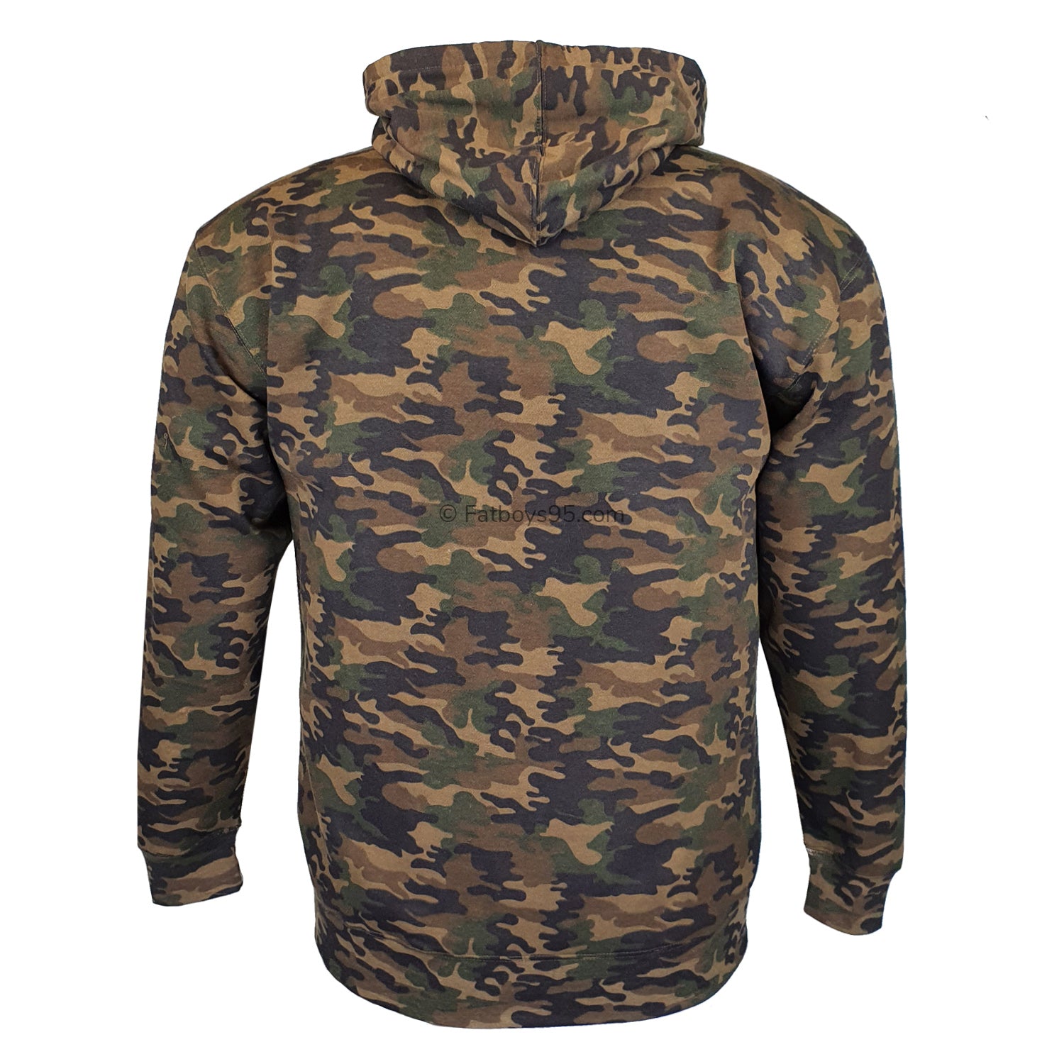 Forge Allover Camo Print Hoody - FBS 508 - Khaki 3