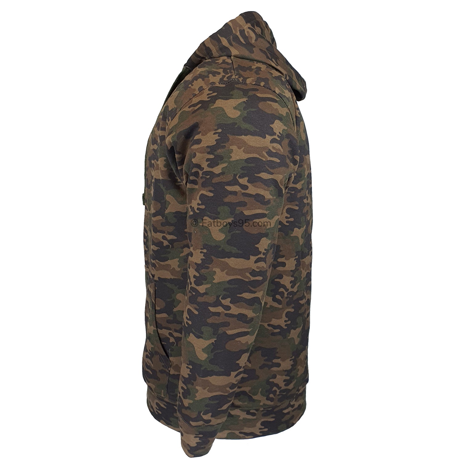 Forge Allover Camo Print Hoody - FBS 508 - Khaki 4