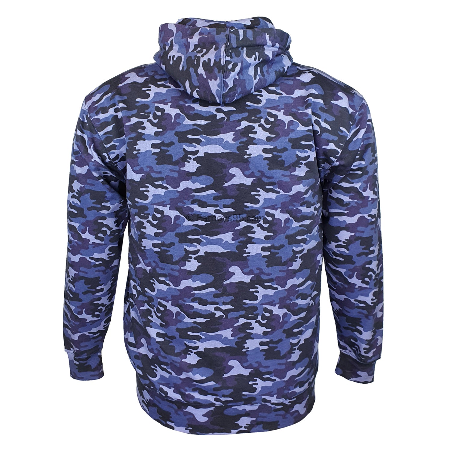 Forge Allover Camo Print Hoody - FBS 508 - Navy 3