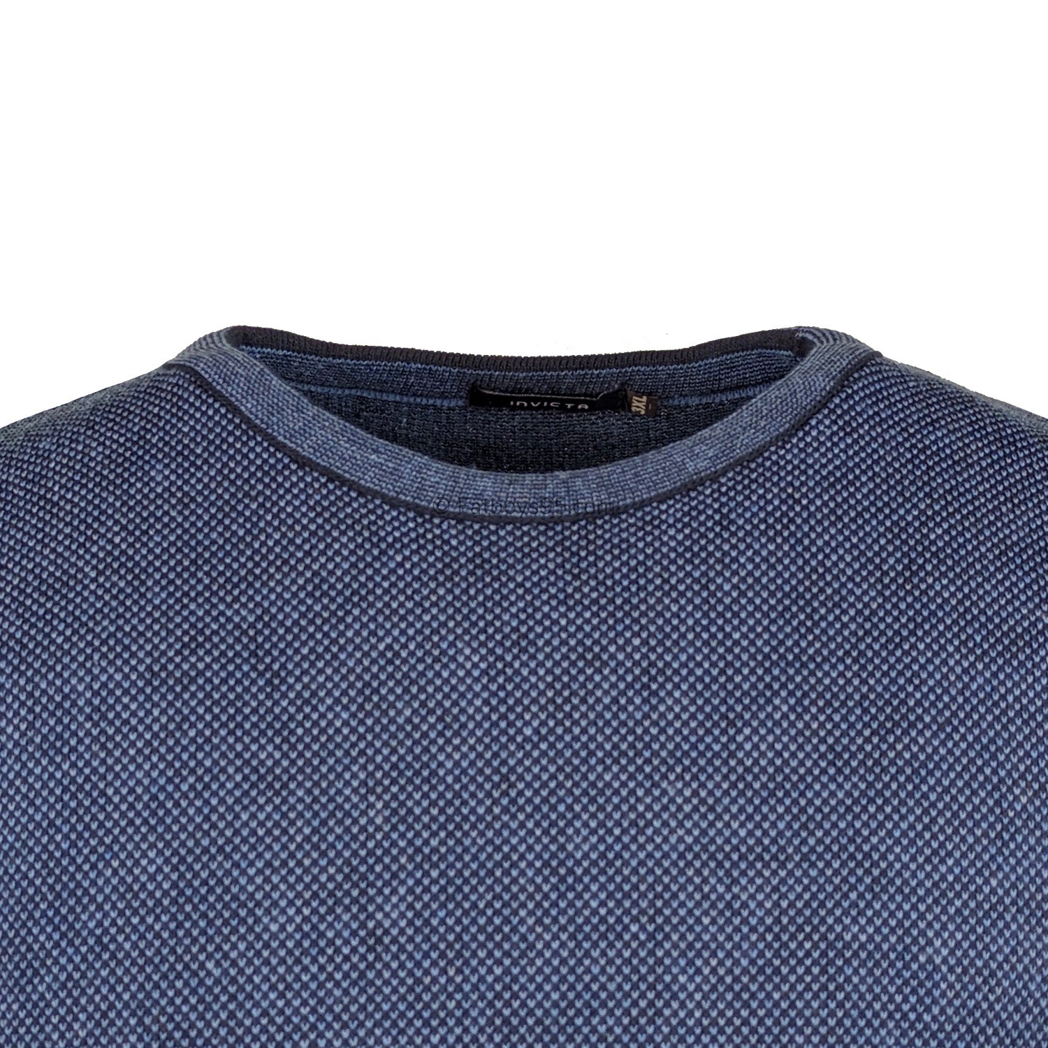 Invicta Round Neck Jumper - 02459 - Navy 2