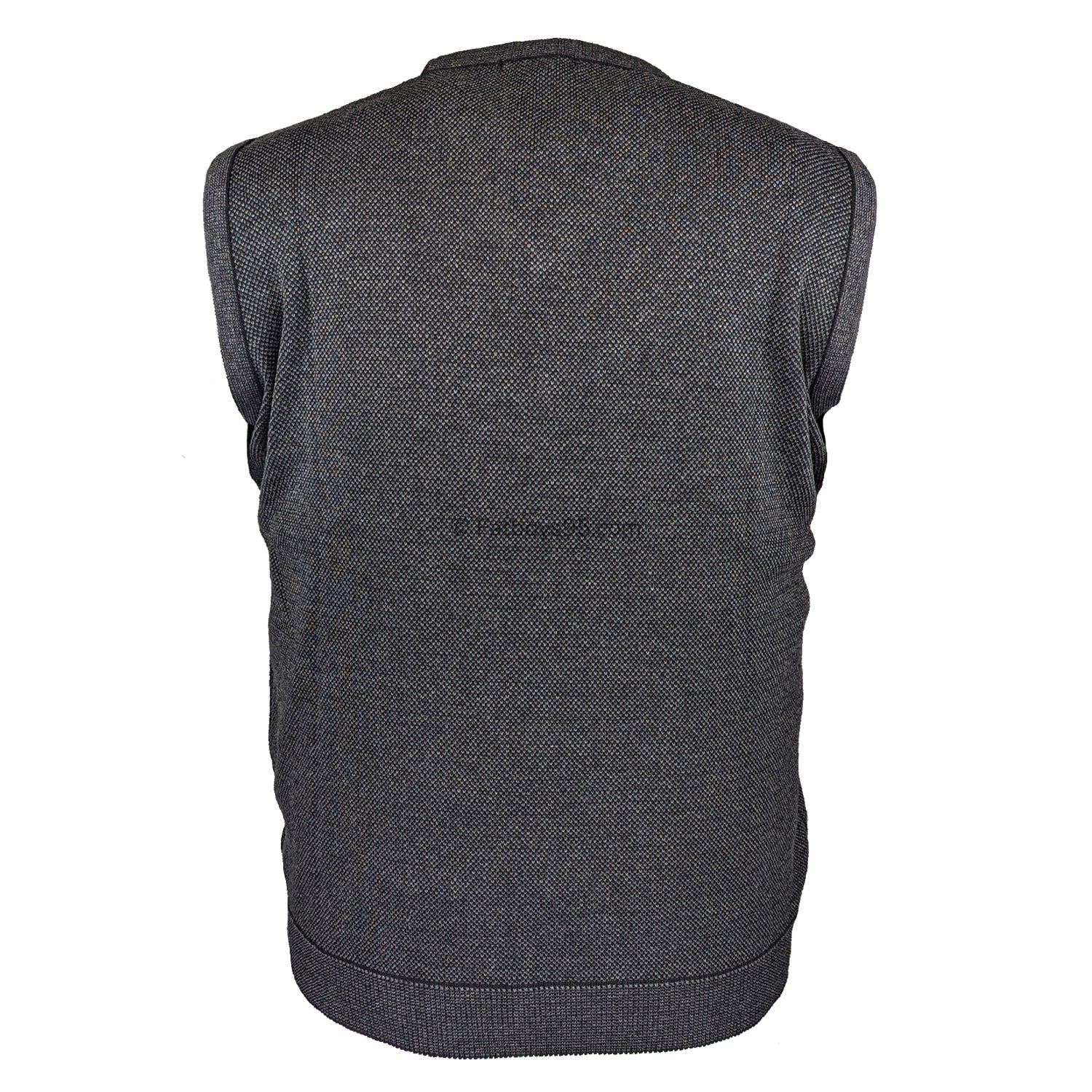 Invicta Sleeveless V-Neck Jumper - 02461 - Charcoal 3