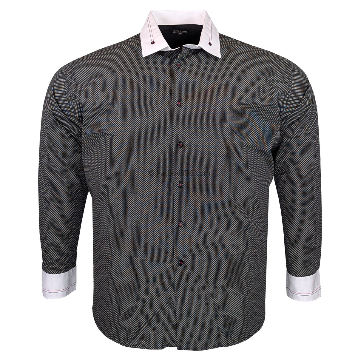 Jekyll & Hyde L/S Shirt - Dario - Charcoal 1