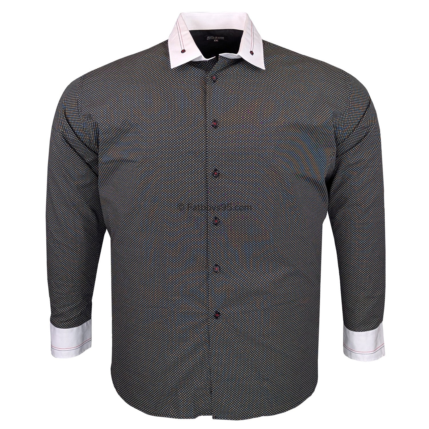 Jekyll & Hyde L/S Shirt - Dario - Charcoal 1