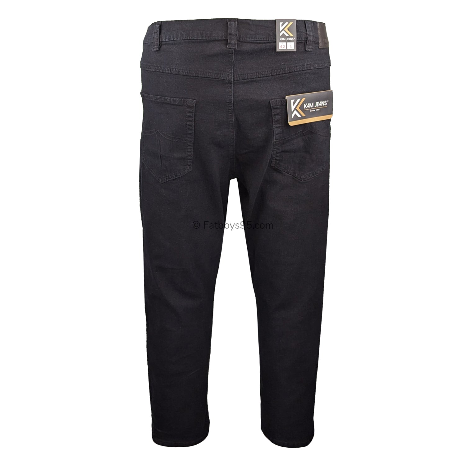 Kam Stretch Jeans - KBS101 - Black 4