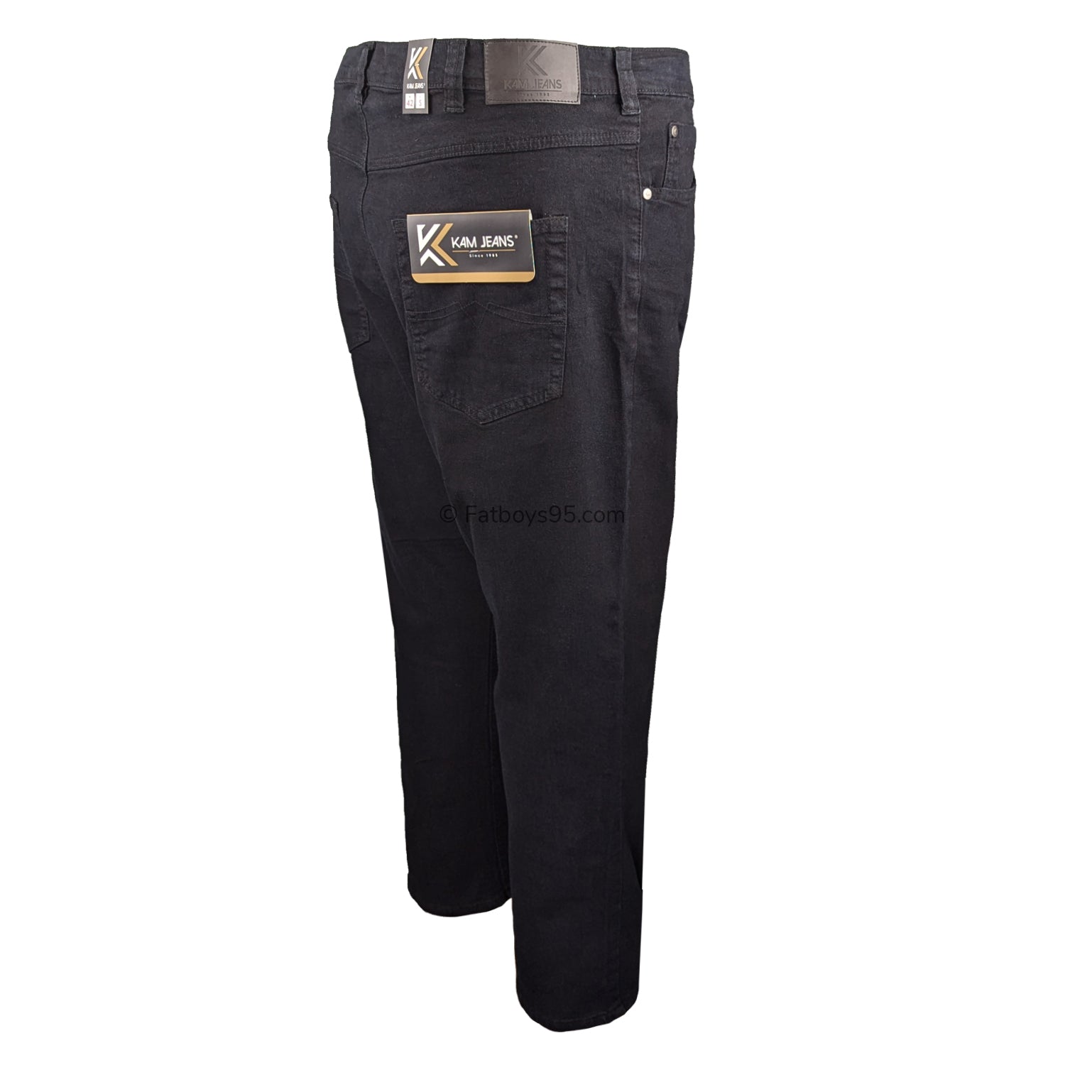 Kam Stretch Jeans - KBS101 - Black 5