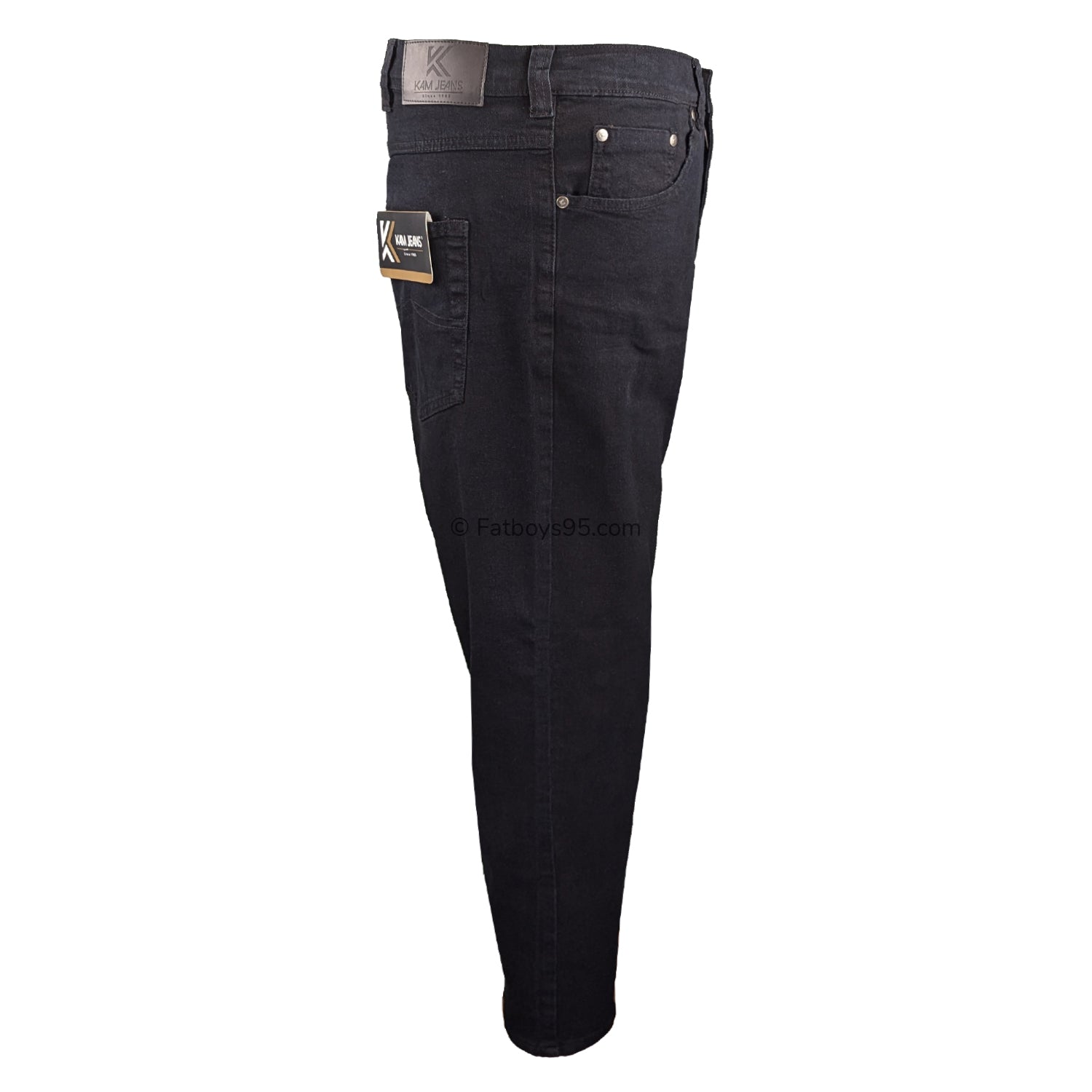 Kam Stretch Jeans - KBS101 - Black 6