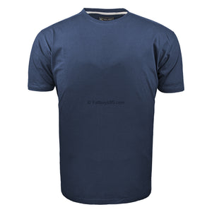 Kam Plain Round Neck T-Shirt - KBS500 - Navy 1