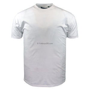 Kam Plain Round Neck T-Shirt - KBS500 - White 1