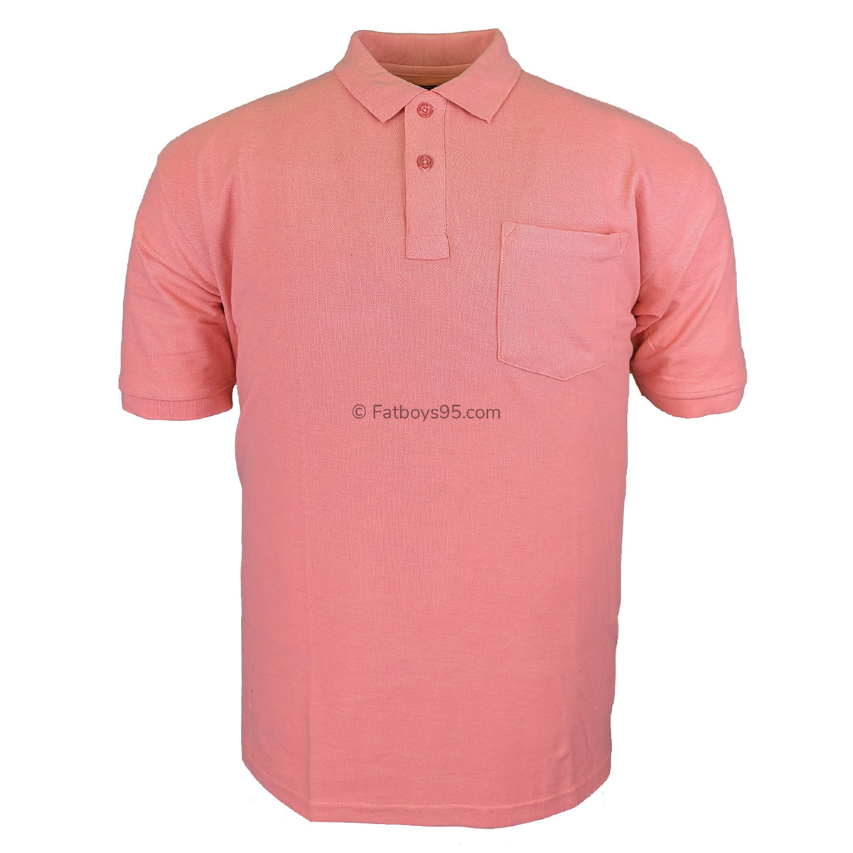 Kam Plain Polo - KBS501A - Pink 1