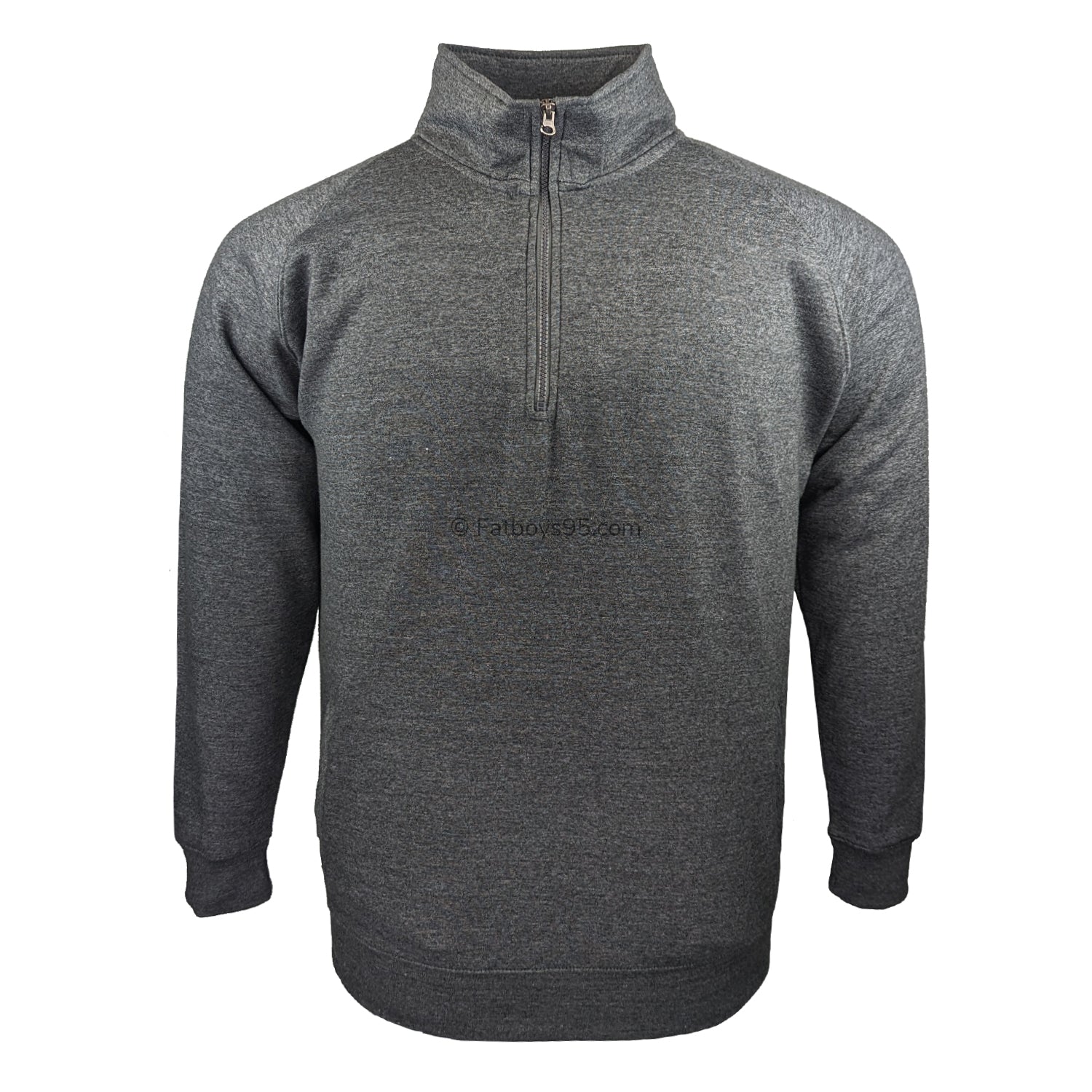 Kam Quarter Zip Jumper - KBS505 - Charcoal 1