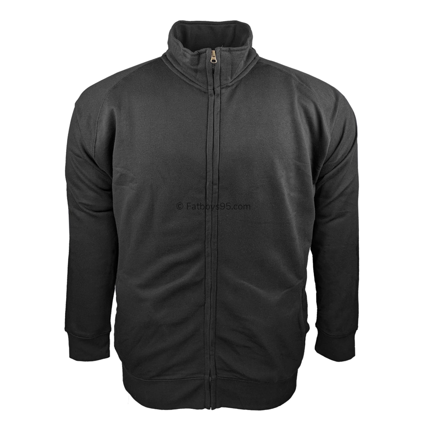 Kam Full Zip Jumper - KBS506 - Black 1