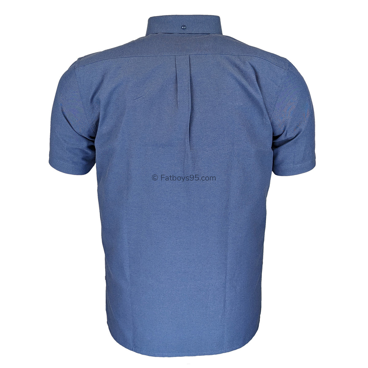 Kam S/S Oxford Shirt - KBS 663A - Navy 3