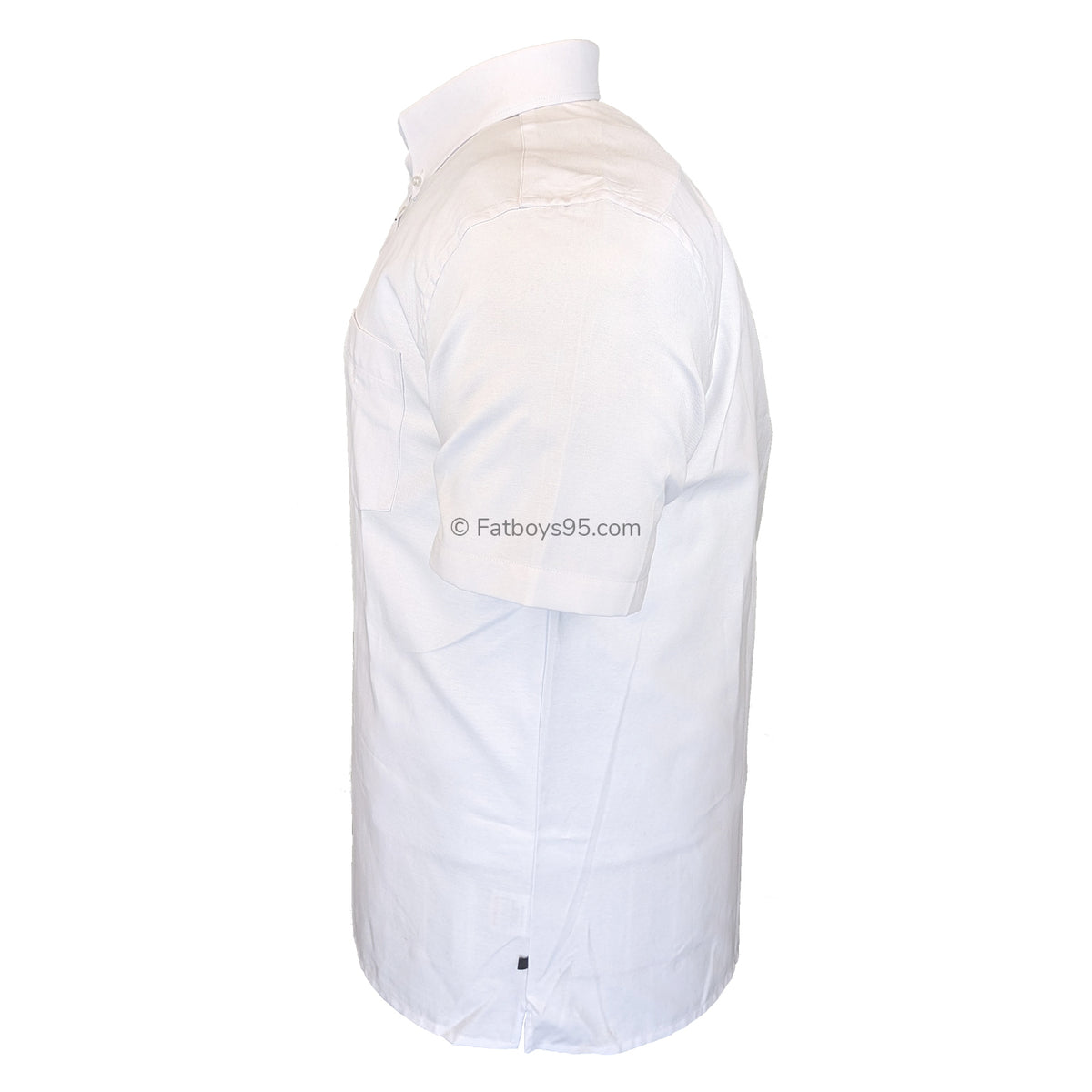 Kam S/S Oxford Shirt - KBS 663A - White 4