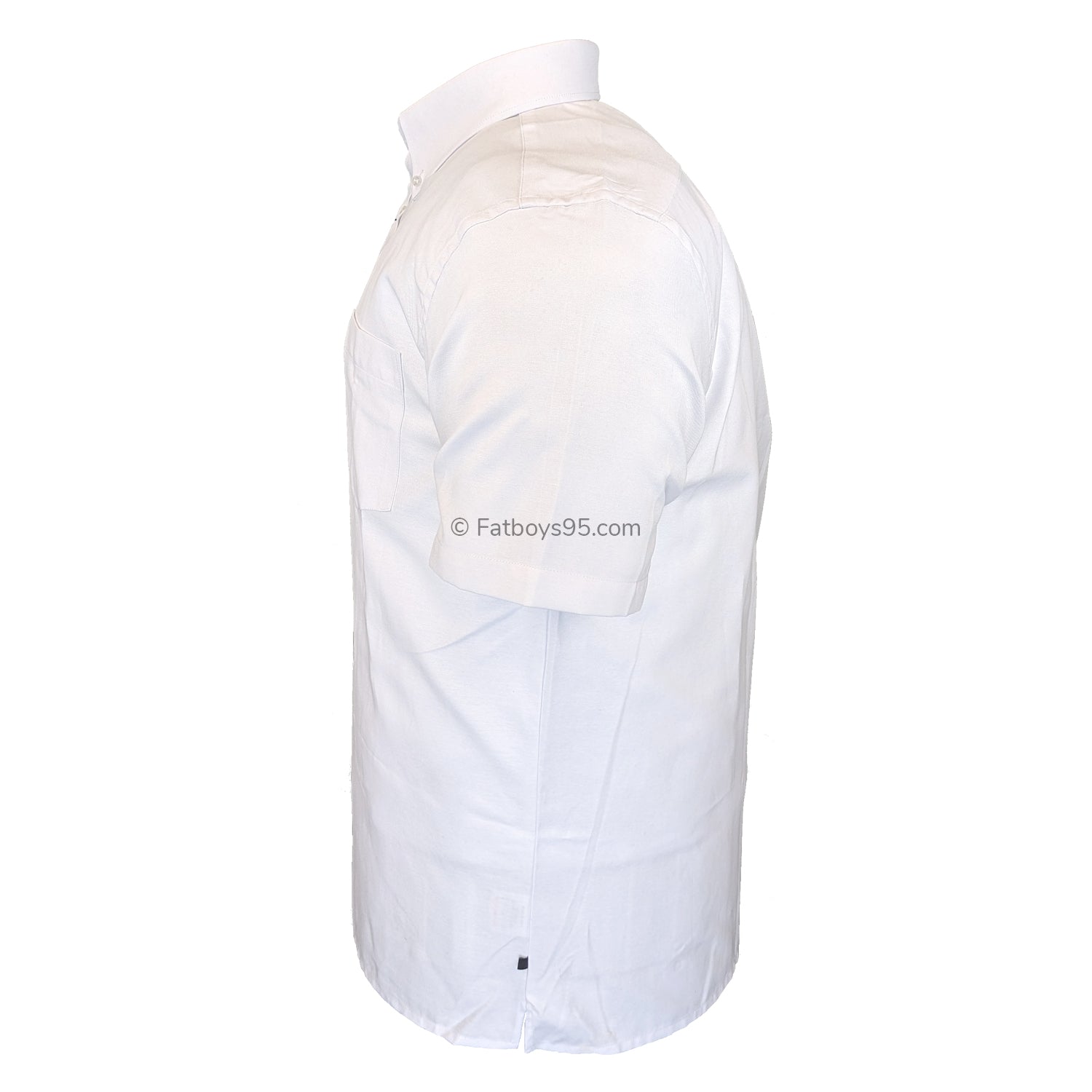 Kam S/S Oxford Shirt - KBS 663A - White 4