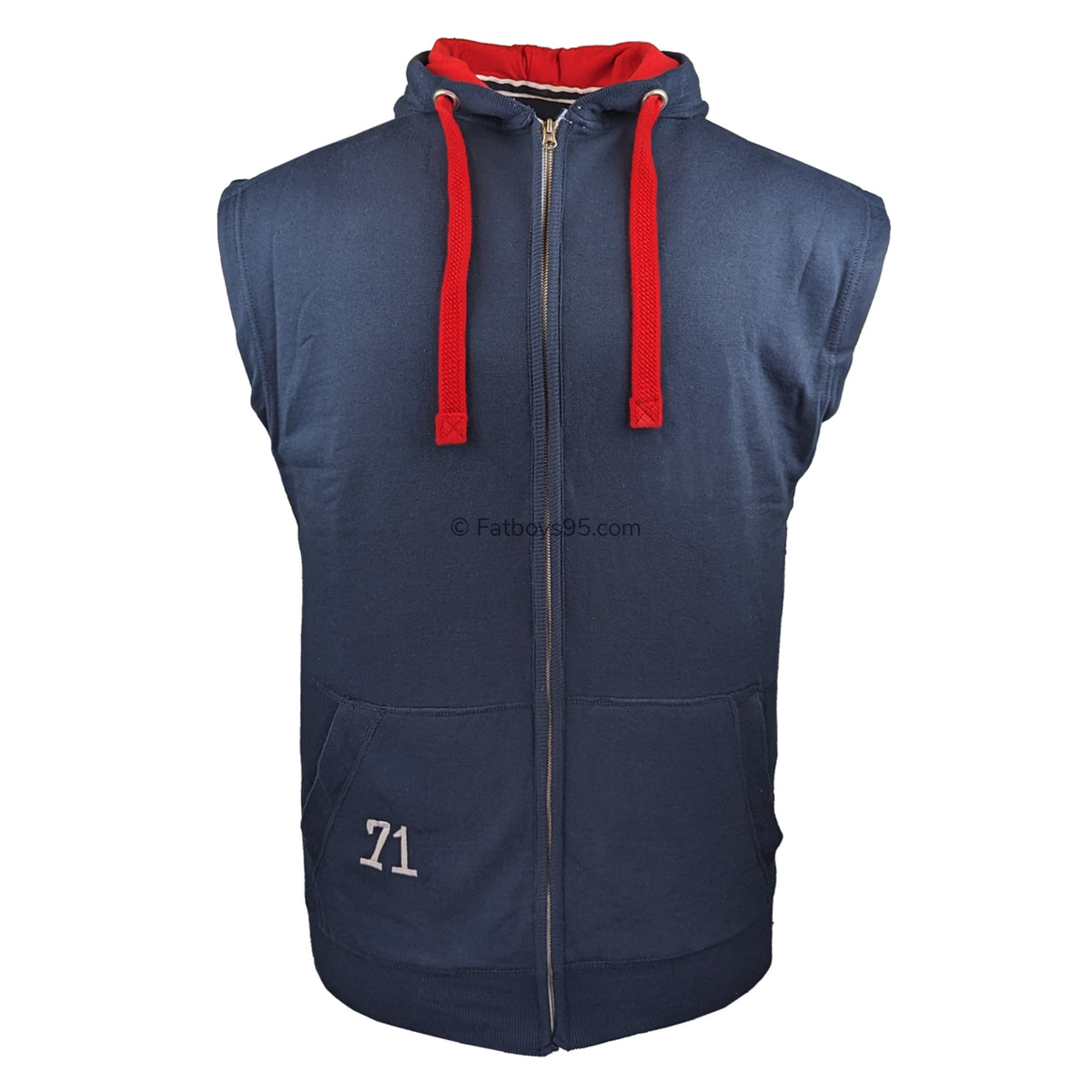 Kam Sleeveless Hoody - KBS750 - Navy 1