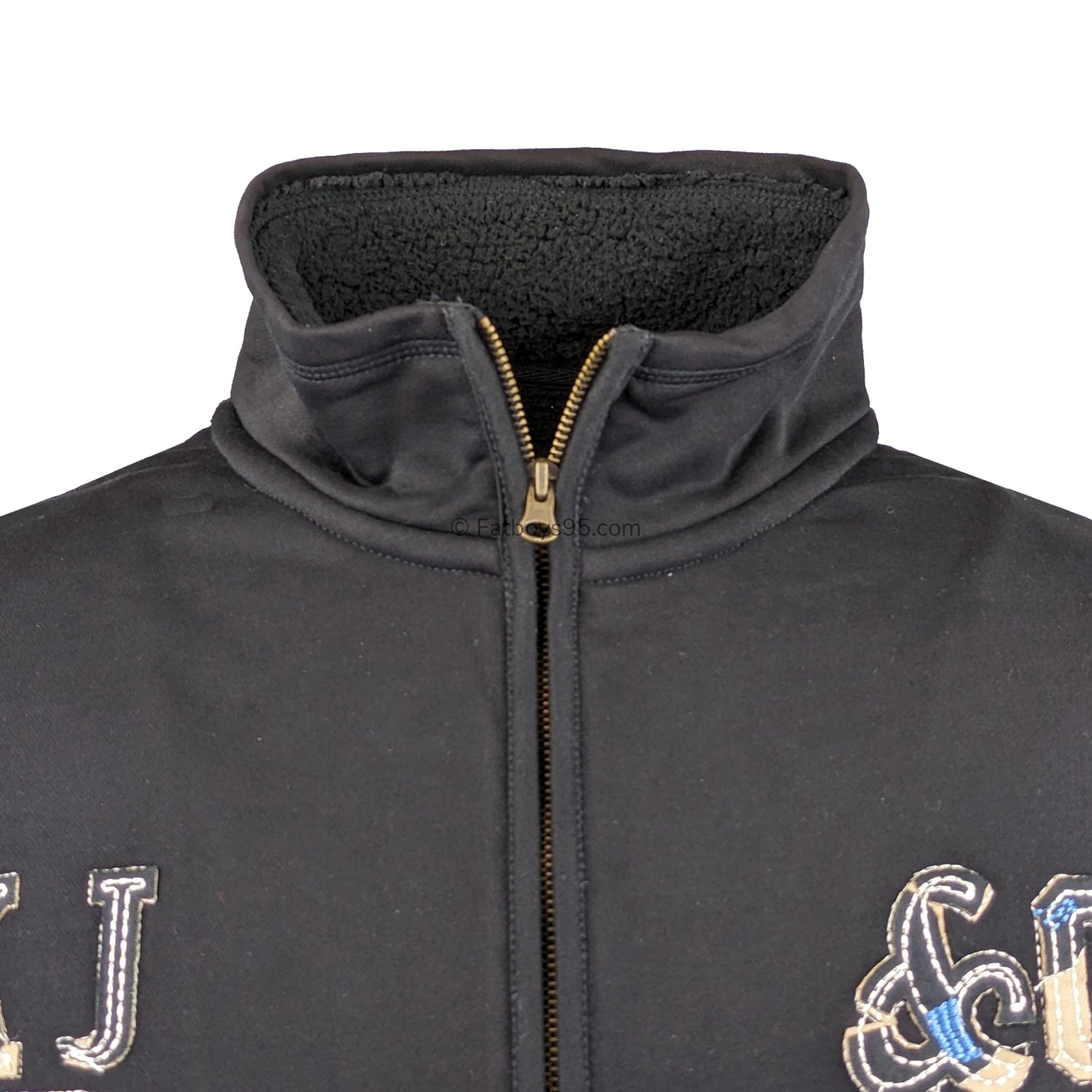 Kam Full Zip Fleece Lined Jumper - KBS 786 - Black 2