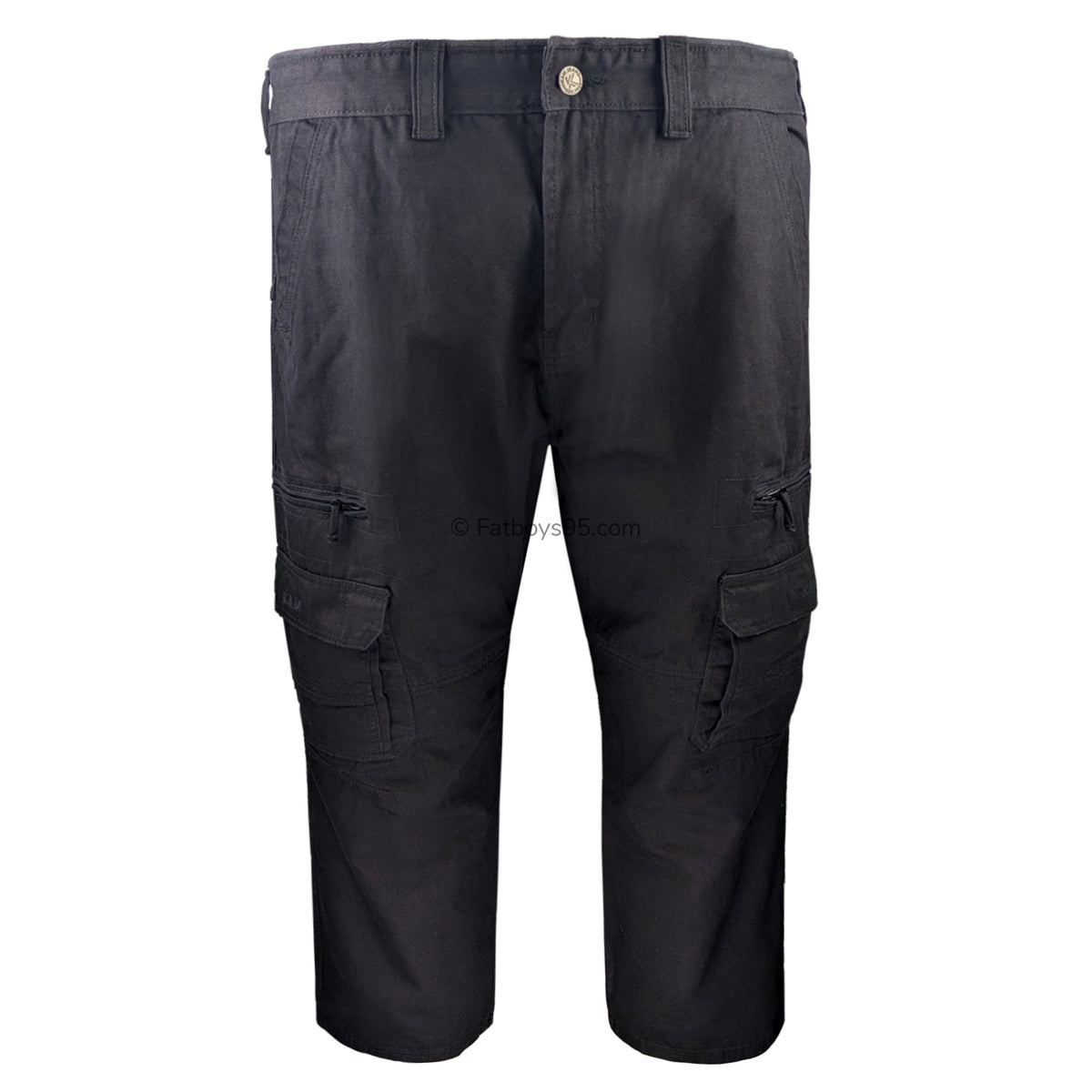 Kam Cargo Trousers - KBS 118 - Black 1