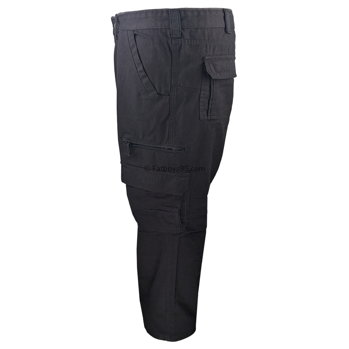 Kam Cargo Trousers - KBS 118 - Black 3