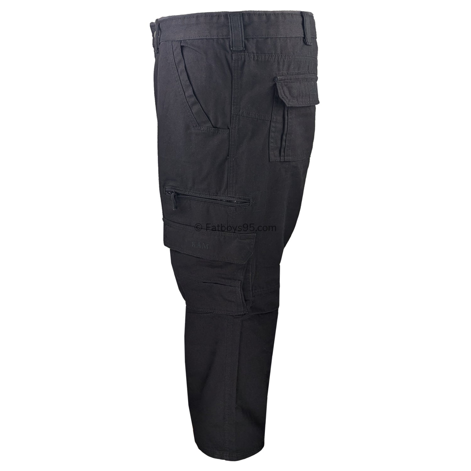 Kam Cargo Trousers - KBS 118 - Black 3