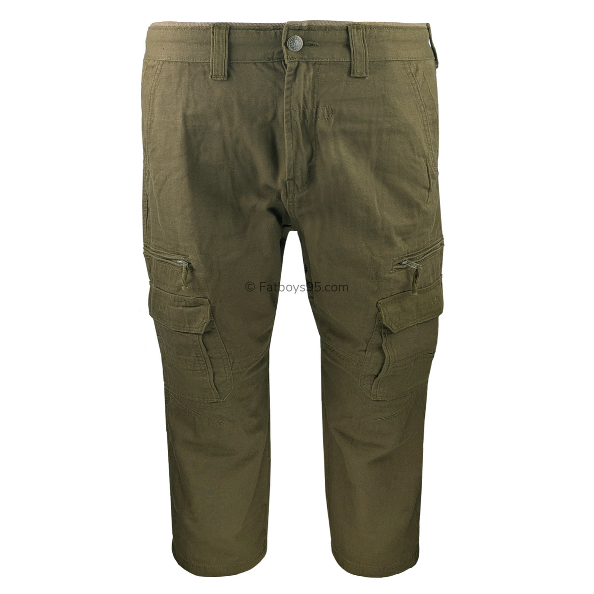 Kam Cargo Trousers - KBS 118 - Khaki 1