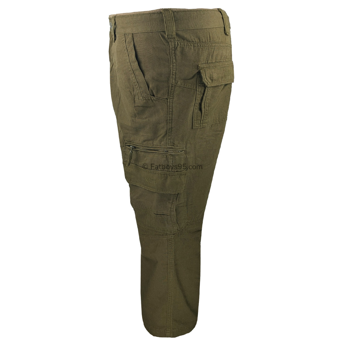 Kam Cargo Trousers - KBS 118 - Khaki 3